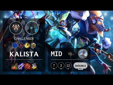 Kalista Mid vs Galio - EUW Challenger Patch 10.9