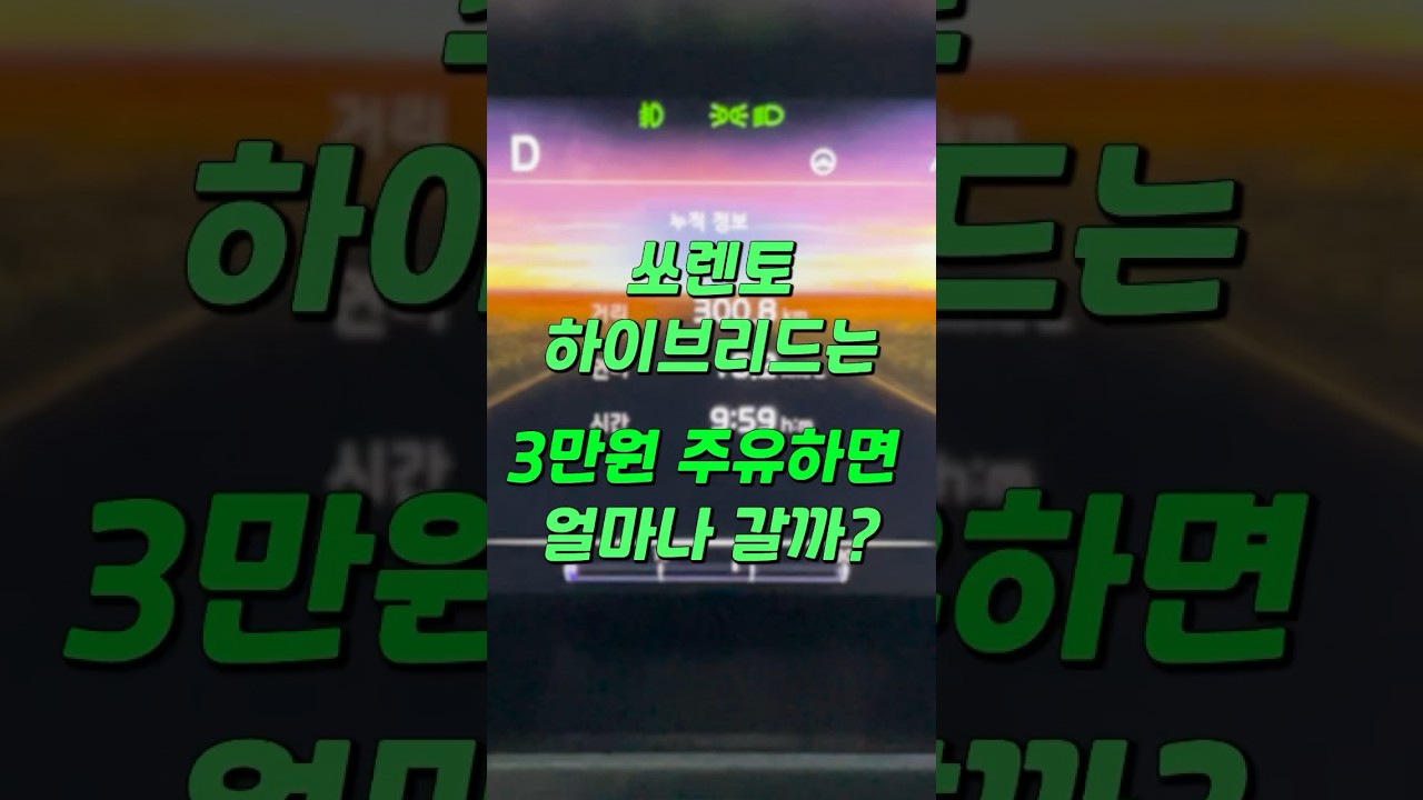 쏘렌토 하이브리드 연비