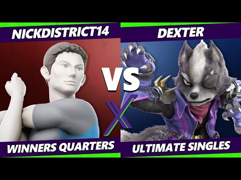 S@X 413 Winners Quarters - NickDistrict14 (Wii Fit Trainer) Vs. Dexter (Wolf) Smash Ultimate - SSBU