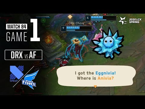 DRX vs AF | Match84 Game1 H/L | 2020 LCK Spring