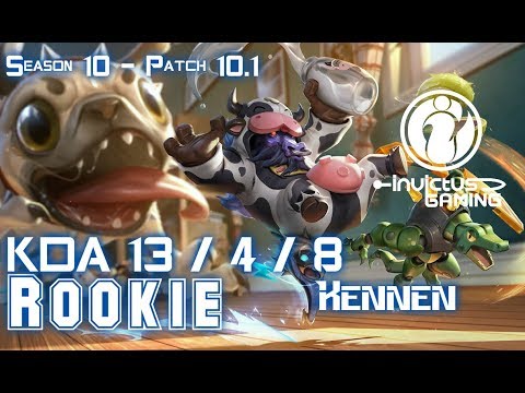 IG Rookie KENNEN vs CAMILLE Top - Patch 10.1 KR Ranked