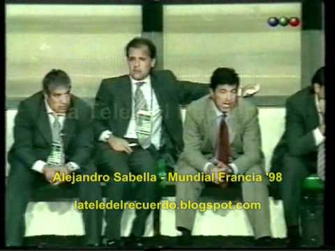 Sabella en el Mundial Francia '98