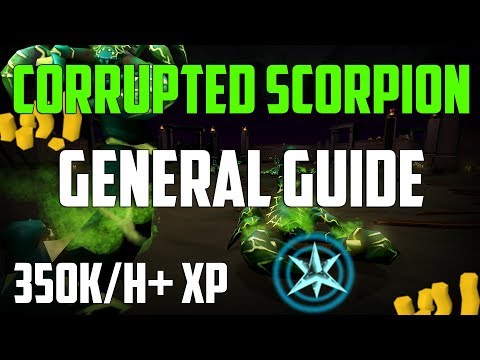 Runescape 3 - Corrupted Scorpions guide | 350k/h+ XP & Profit