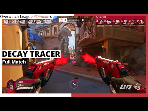 DECAY TRACER POV | Justice vs Defiant | Full Match | OWL Season 2021 Week 3