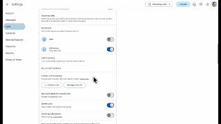 Google Voice Settings