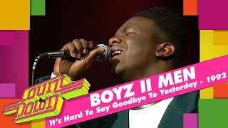 Boyz II Men - It&#39;s Hard To Say Goodbye To Yesterday (Live on Countdown, 1992)