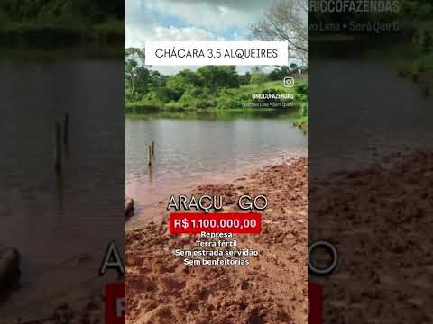 3.5 Alqueires em Araçu Goiás | Saiba mais 62 99373-6407