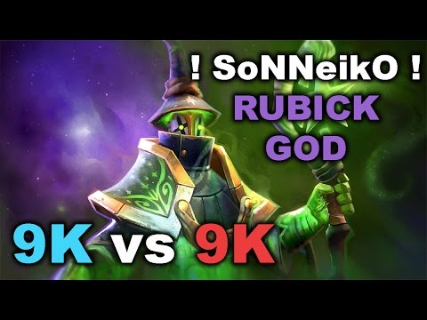 ! SoNNeikO ! Rubick GOD Vs Miracle- Storm Spirit  - 9k Vs 9k - [Dota 2 Ranked Gameplay]
