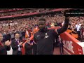 Divock Origi receives a guard of honour at Anfield #LFC #YNWA ❤️