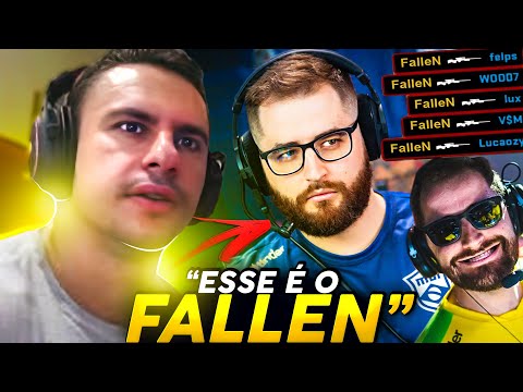 SUPER XANDÃO REAGINDO AO FALLEN | BEST AWPER CSGO
