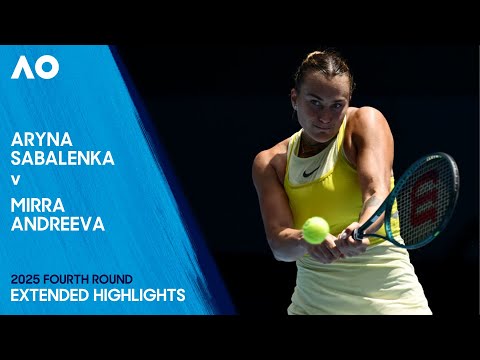 Aryna Sabalenka v Mirra Andreeva Extended Highlights | Australian Open 2025 Fourth Round