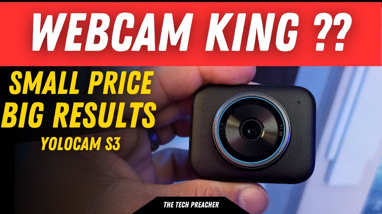 NEW !! Yolocam S3 the ULTIMATE 4K Webcam of 2025 ??
