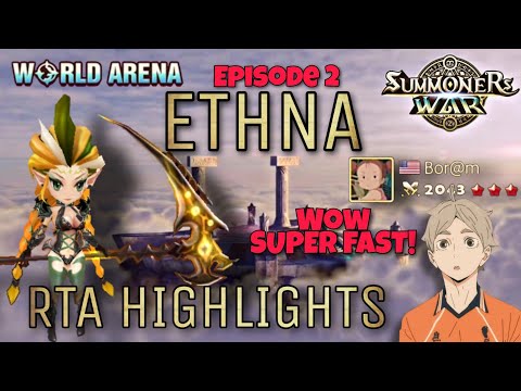 Super Fast Ethna in World Arena (RTA) - Summoners War