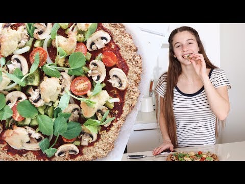 CAULIFLOWER PIZZA CRUST + 'MOZZARELLA CHEESE' | Vegan + GF