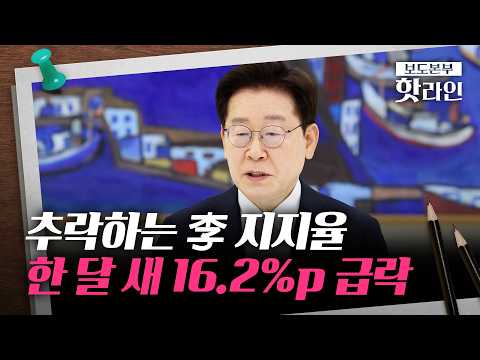 [핫라인] 李 대통령 지지율 50%대 붕괴···긍정 47.7%·부정 49.0%