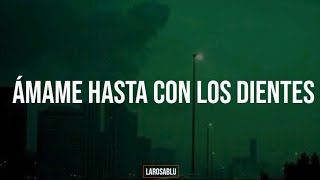 Ámame Hasta Con Los Dientes-Timbiriche (Letra)