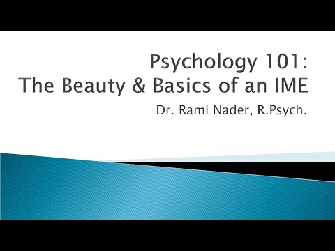 Psychology Medical-Legal and Independent Medical Examination (IME) Assessments | Dr. Rami Nader