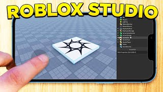 How to Get ROBLOX STUDIO on MOBILE.. (make games on roblox mobile)