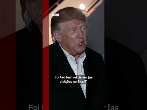 Donald Trump diz que aprovaria se Flávio Bolsonaro pedisse visto para os EUA