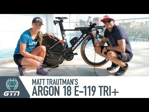Matt Trautman's Argon 18 E-119 Tri+ Triathlon Bike
