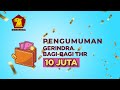 Pengumuman Gerindra Bagi Bagi THR Lebaran 1442 Hijriah