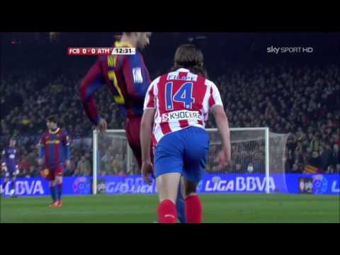 Barcelona VS Atletico Madrid  la liga 1080 HD 05-02-2011