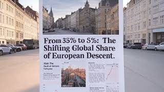 The White Population of European Descent: Peak Global Share to Projections of Reaching 5% (Part 1)