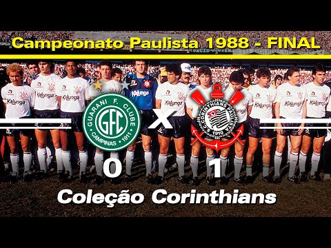 Guarani 0 x 1 Corinthians - 31 / 07 / 1988 ( Final Paulista )