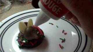 Cherry Kiss Christmas Mice cookies