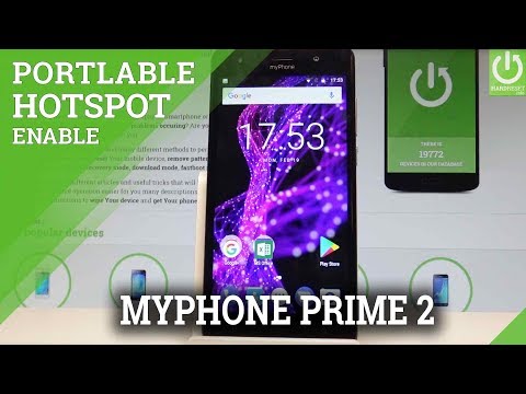 How to Set Up Portable Hotspot in myPhone Prime 2 |HardReset.info