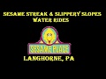 Sesame Place Sesame Streak And Slippery Slopes Water Rides