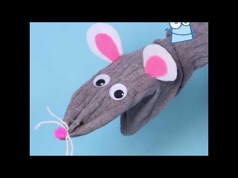 How to make a Rat Sock Puppet | Chinese New Year Crafts