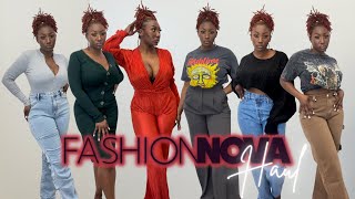 Fashion Nova Winter Haul | Midsize Dresses, Graphic Tees, Jeans & MORE