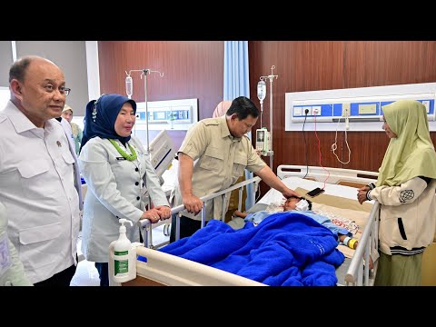 Presiden Prabowo Jenguk Siswa dan Guru SDN Kalibaru 01 Cilincing, RS Koja Jakarta, 16 Desember 2025