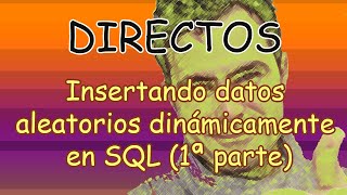 INSERTAR ALEATORIAMENTE DATOS  de forma dinámica usando Procedimientos en SQL Server