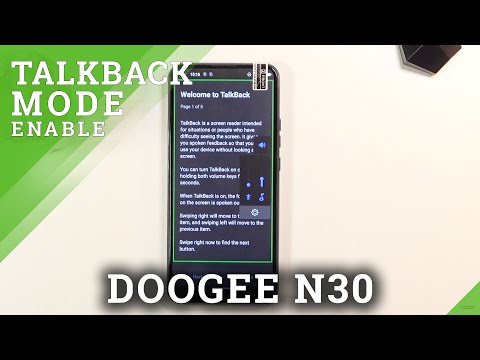 How to Enable Talkback on DOOGEE N30 – Enter / Quit Talkback