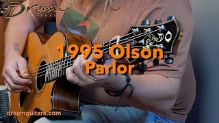 Video thumbnail for 1995 Olson Parlor, Brazilian Rosewood & German Spruce by Dream Guitars
