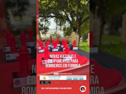 Novas viaturas e equipamentos para Bombeiros em Formiga #Shorts