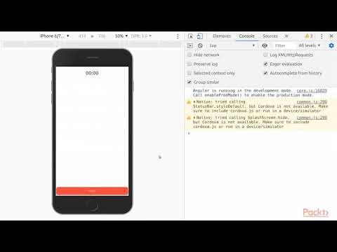 Ionic 4 Projects Adding Timer Functionality | packtpub com