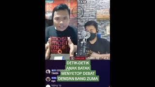 Download lagu DETIK DETIK ANAK BATAK TAK SANGGUP LAWAN BG ZUMA #live #debatmualafvsmurtadin #duet mp3