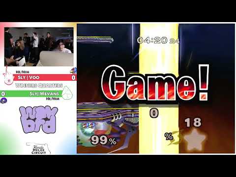 Florida Melee Circuit Finals - Sly | Wevans (Samus) Vs Sly | Voo (Falco) - Top 16