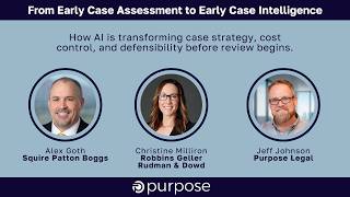 From Early Case Assessment to Early Case Intelligence