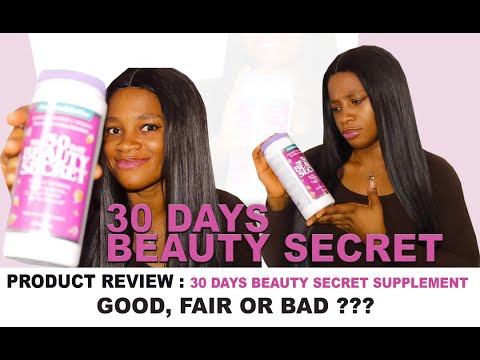 PRODUCT REVIEW: 30 Days Beauty Secret Supplement: Good, Fair or Bad?