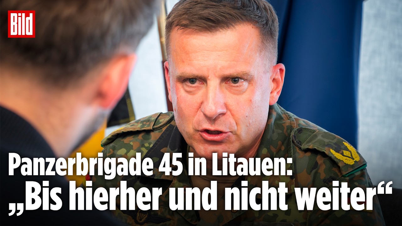 Litauen-General Huber: „Wir sind hier, um jeglichen Angriff abzuschrecken“  | BILD TALK