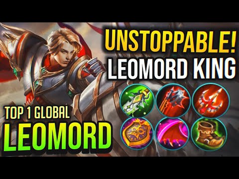 LEOMORD AGRESSIVE SUPER CARRY! Leomord Best Build & Gameplay | Top 1 Global Leomord | Mobile Legends