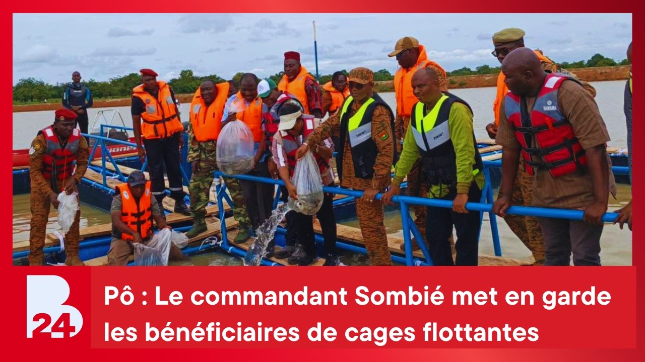 Pô : Le commandant Sombié met en garde les bénéficiaires de cages flottantes