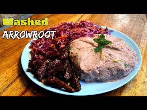 How to easily make mashed Arrowroot (nduma) / Mashed Arrowroot recipe 