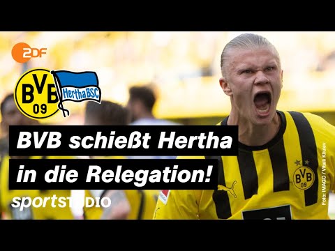 Borussia Dortmund – Hertha BSC Highlights | Bundesliga, 34. Spieltag 2021/22 | sportstudio