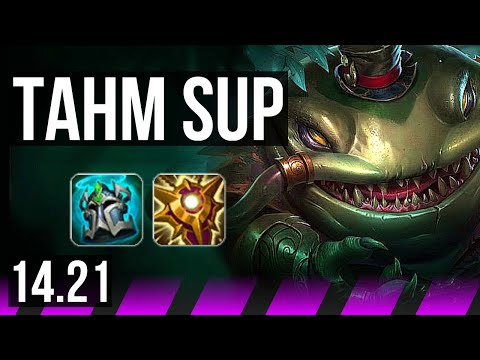 TAHM KENCH & Jinx vs PYKE & Aphelios (SUP) | KR Challenger | 14.21