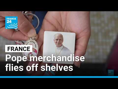 Pope merchandise flies off shelves as France gears up for pontiff's visit